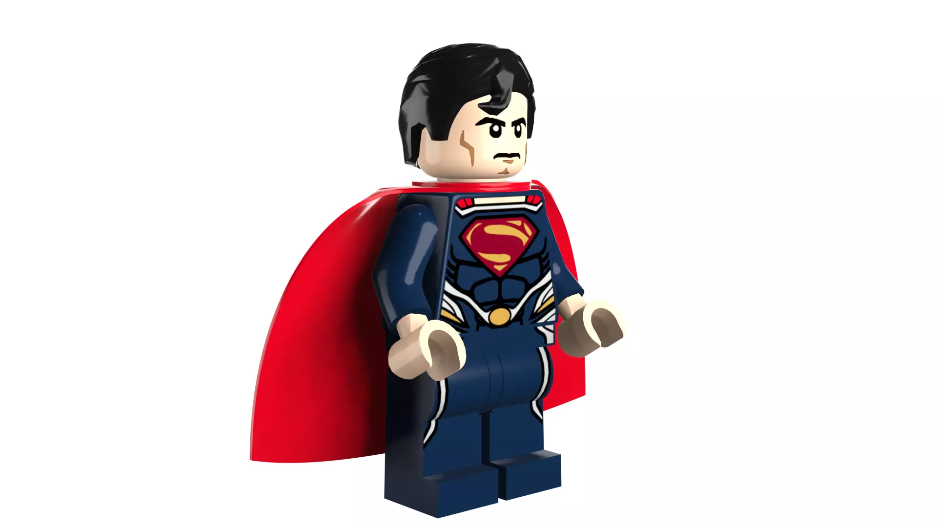 3D print minifigure - Superman V1 3D print model_11