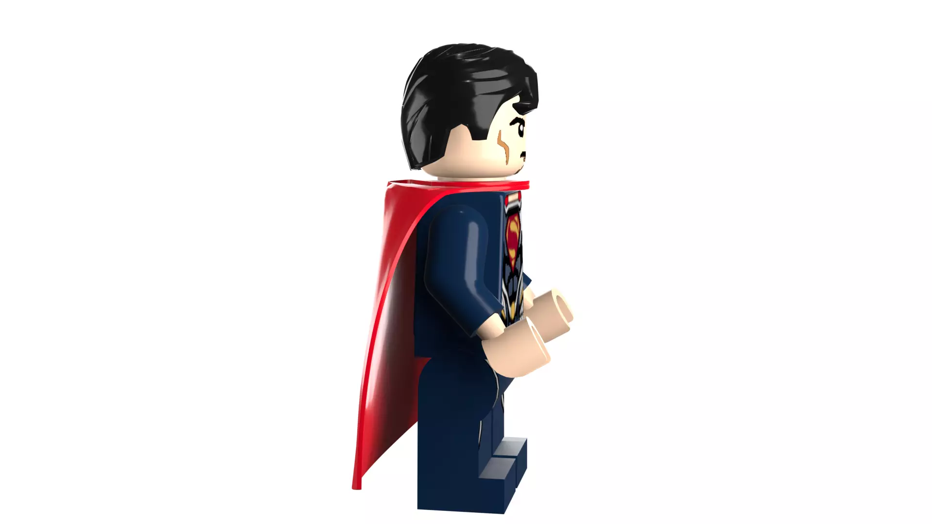3D print minifigure - Superman V1 3D print model_20