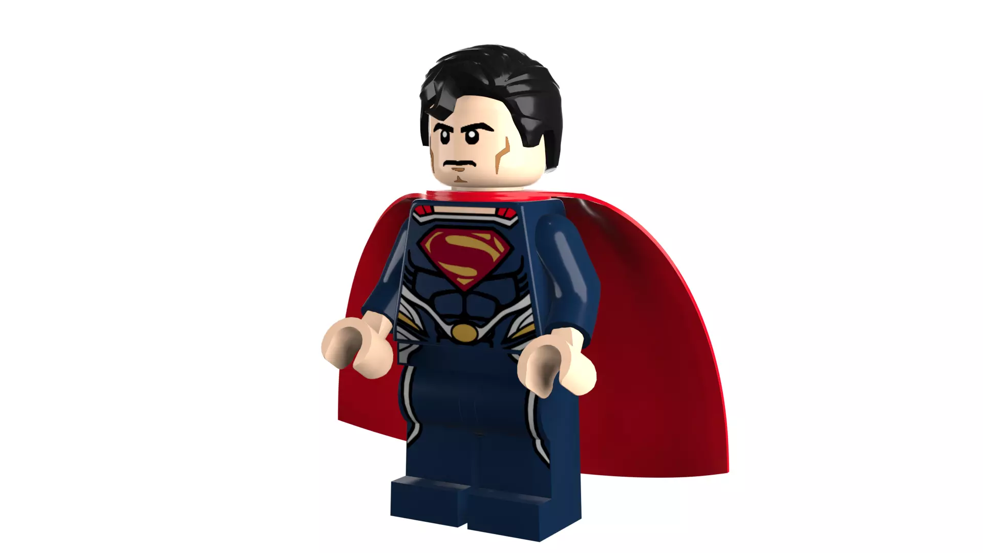 3D print minifigure - Superman V1 3D print model_78