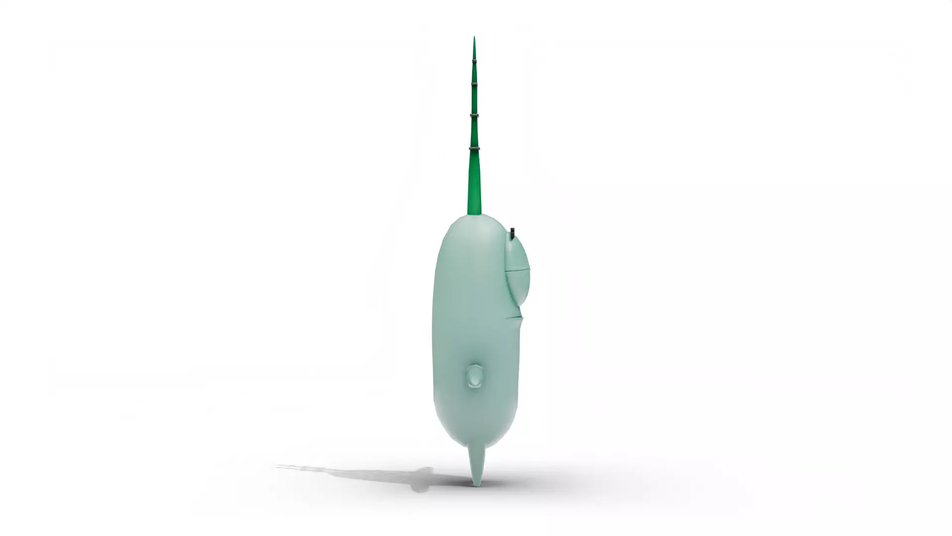 Plankton - SpongeBob Low-poly 3D model_4