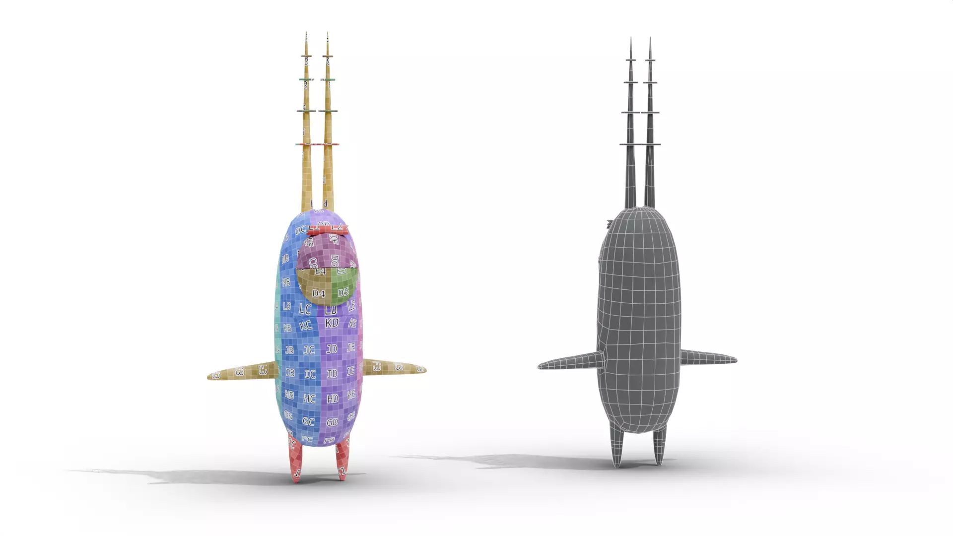 Plankton - SpongeBob Low-poly 3D model_11