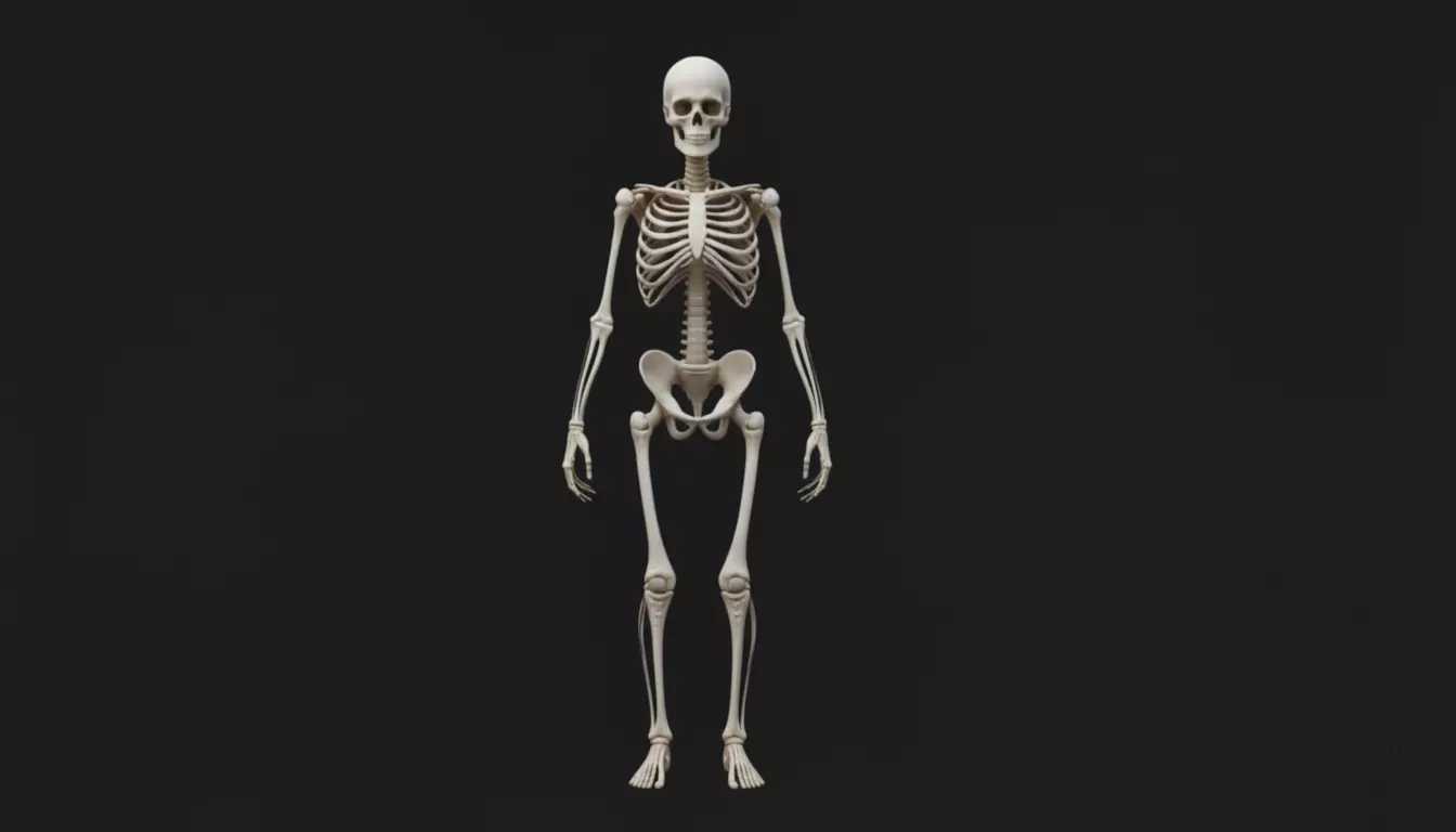 Full Human Skeleton 3D Model And 3D Prinable 3D model_8