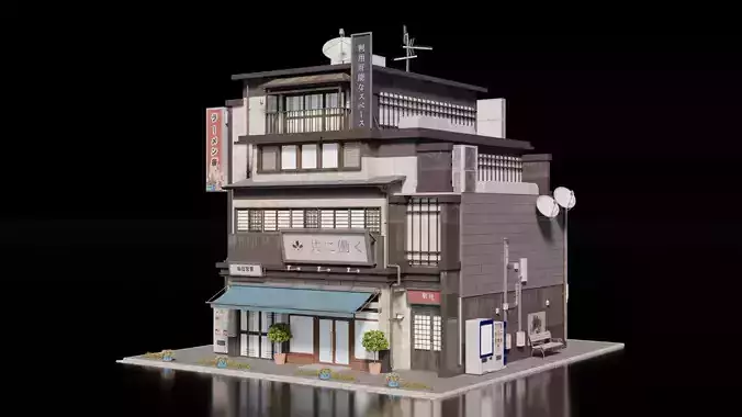 Japanese House 3 3D model