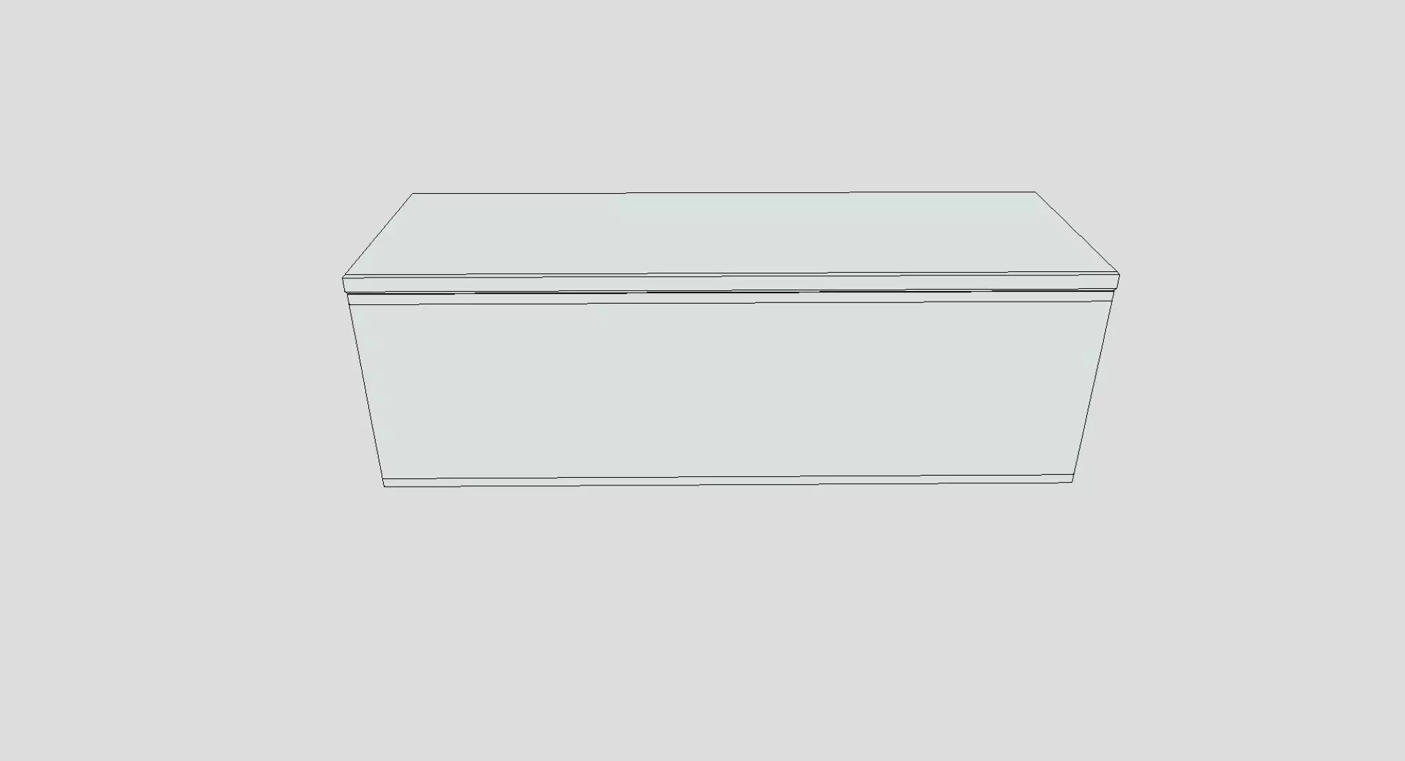 Shoe Rack Low-poly 3D model_9