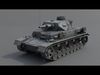 Panzer IV E Medium Tank Low-poly 3D model_1
