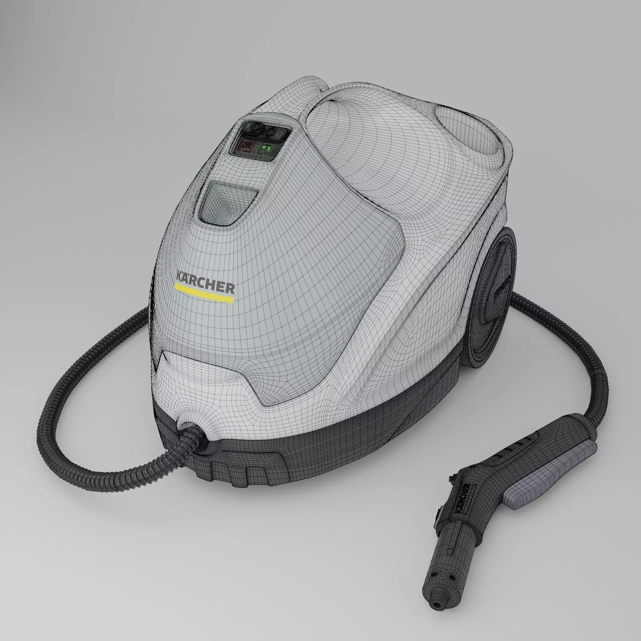 Steam cleaner Low-poly 3D model_5