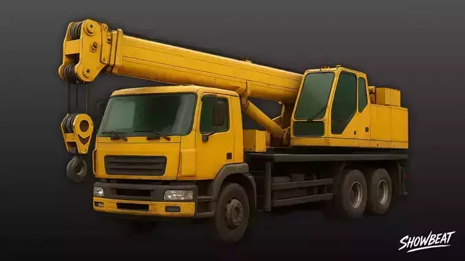 Crane Low-poly 3D model