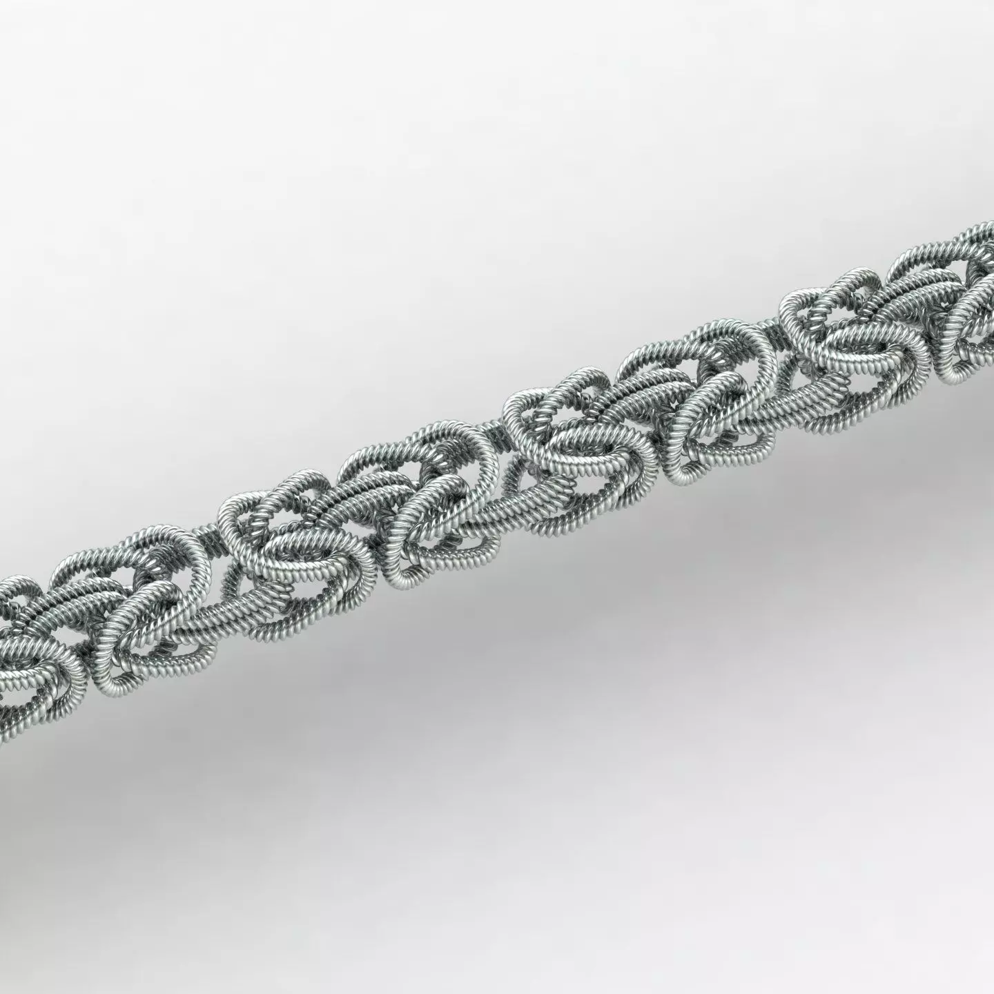 Twisted Byzantine Chain 03 3D print model_7