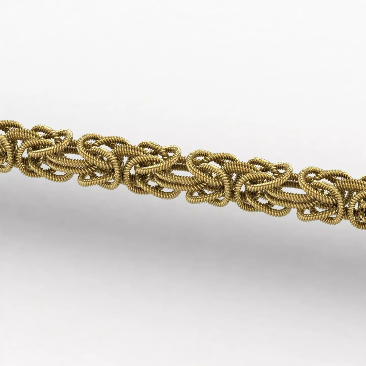 Twisted Byzantine Chain 03 3D print model_8