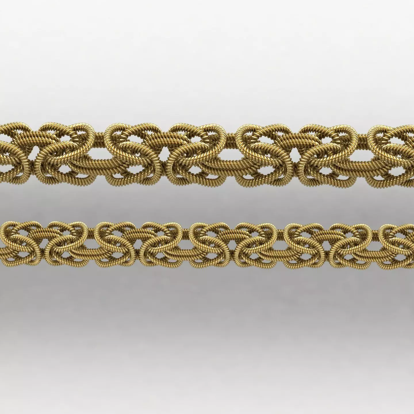 Twisted Byzantine Chain 03 3D print model_5