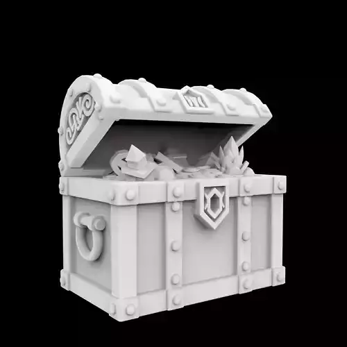 Dungeon Treasure Chest 3D Print Model