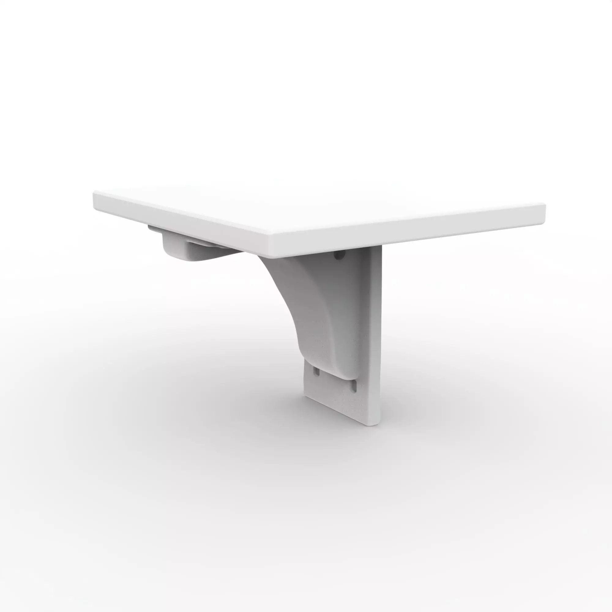 Floating Shelf Bracket Hidden Mount 3D Print Model 3D print model