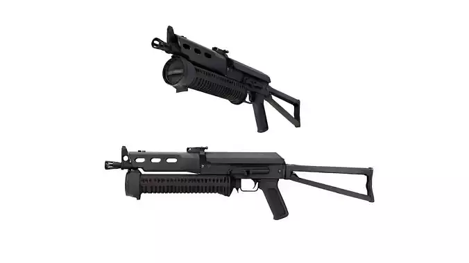 PP-19 Bizon Gun  3D model