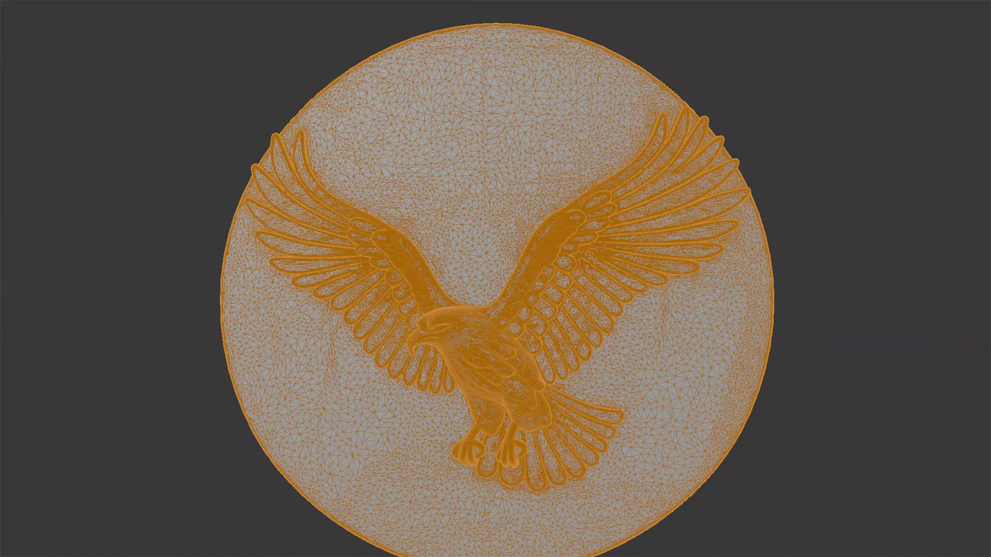 Flying Hawk Coaster 3D Printable Model 3D print model_7