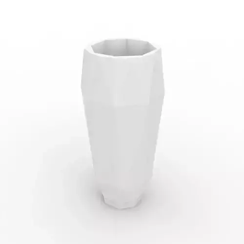 Geometric Minimal Vase 3D Printable Model