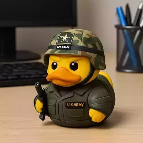 Rubber Duck - Marines - army - 3D print