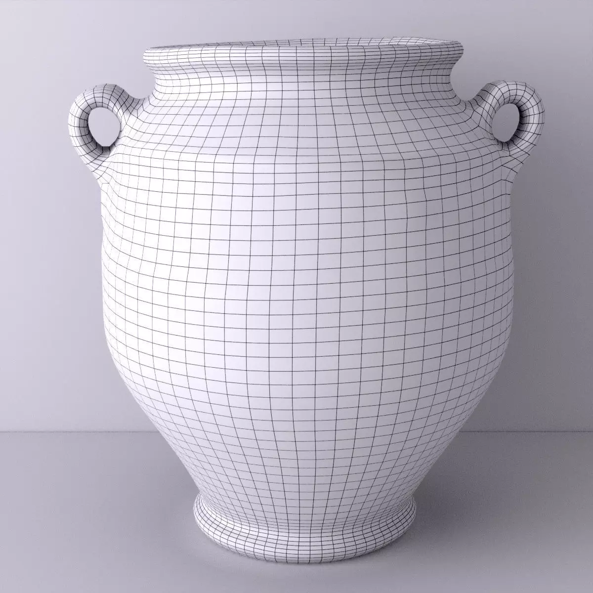 Terracotta Vase or Pot 2 3D model_1