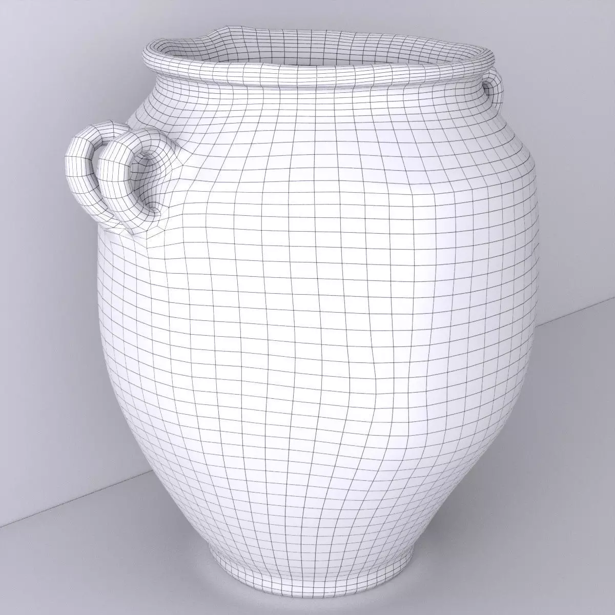 Terracotta Vase or Pot 3 3D model_3