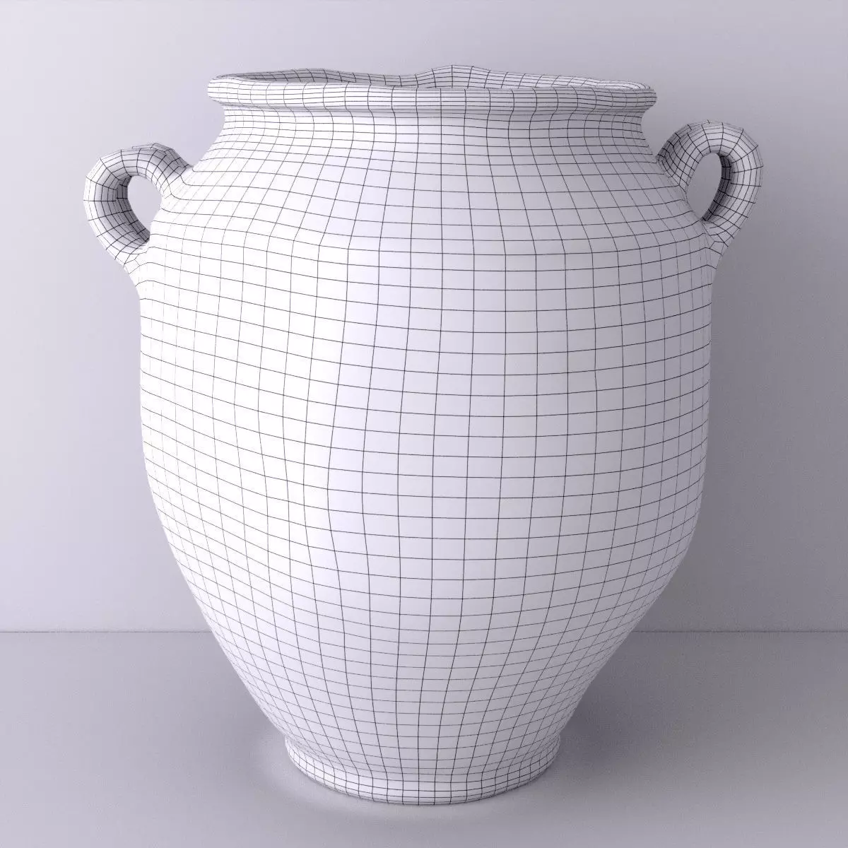 Terracotta Vase or Pot 3 3D model_1