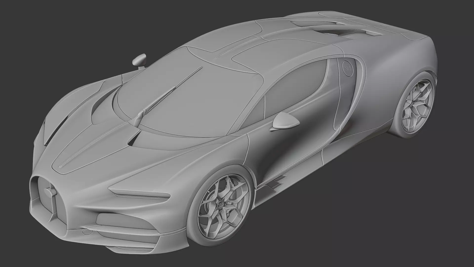 Bugatti Tourbillion 3D print model