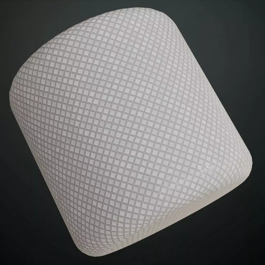 Fine Woven Diamond Mesh Fabric PBR SEAMLESS Texture_1