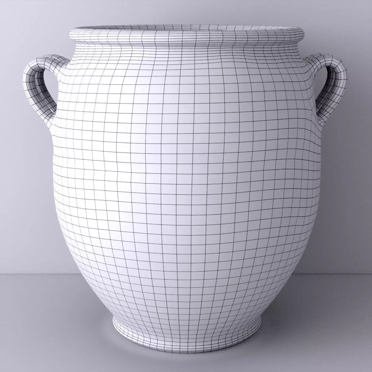 Terracotta Vase or Pot 4 3D model_1