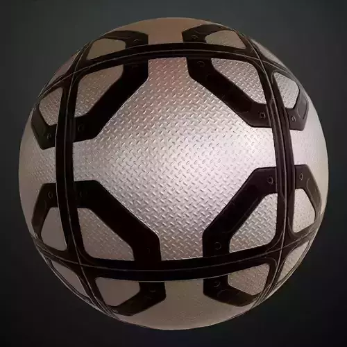 Sci-Fi Diamond Plate Armor Panel PBR SEAMLESS