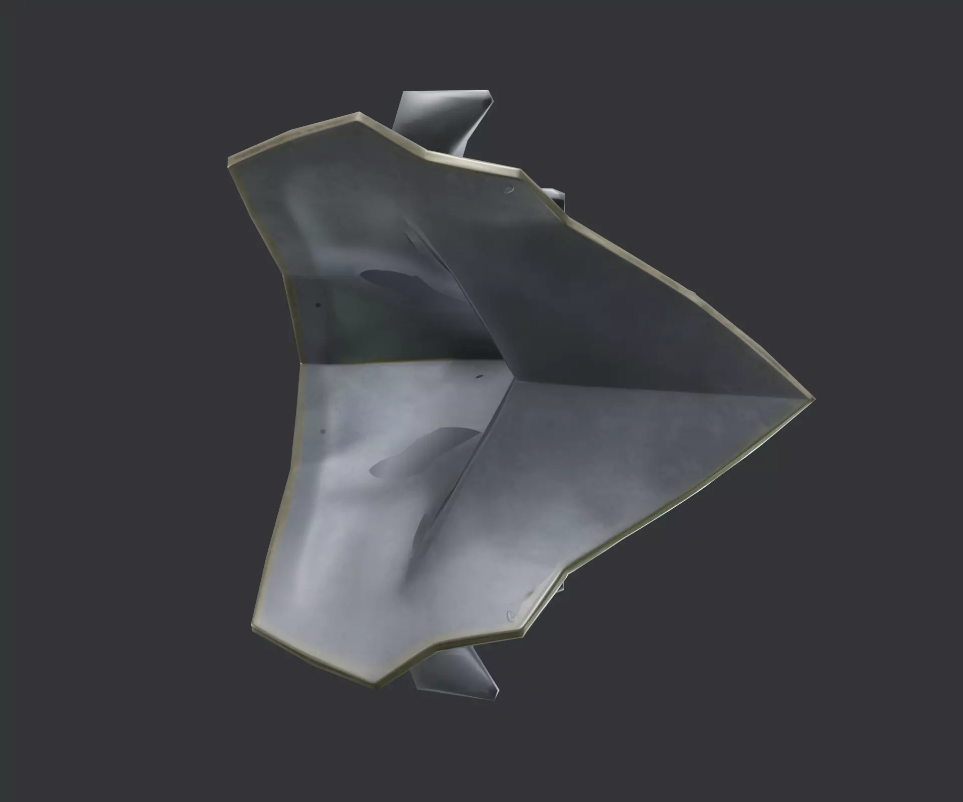 Fantasy Shoulder Armor Piece  Low Poly PBR Low-poly 3D model_4