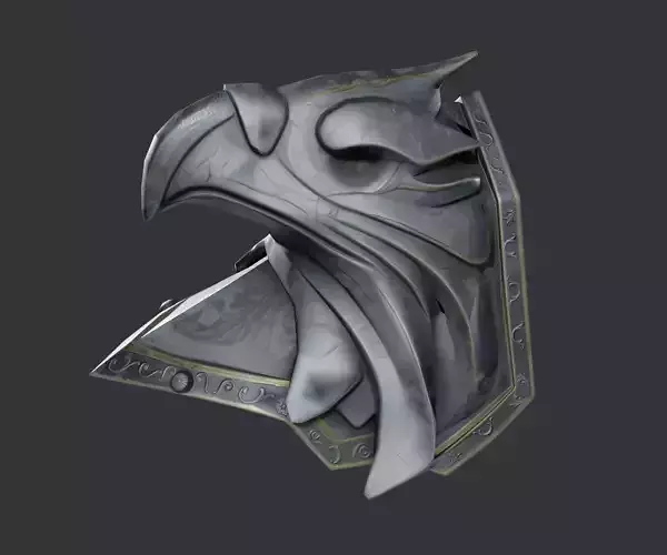 Fantasy Shoulder Armor Piece  Low Poly PBR Low-poly 3D model