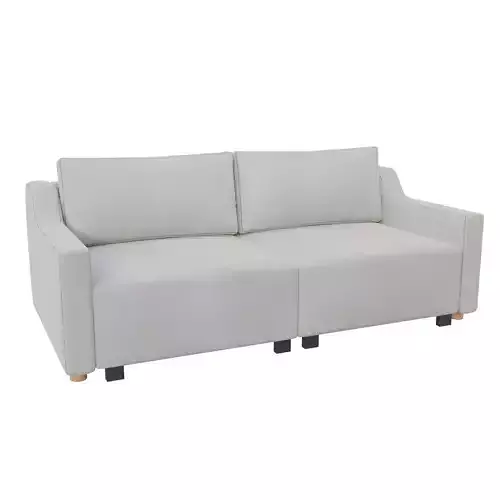 Modern 2-Seater Fabric Sofa