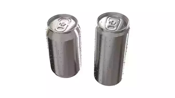 Soda Can with Droplets