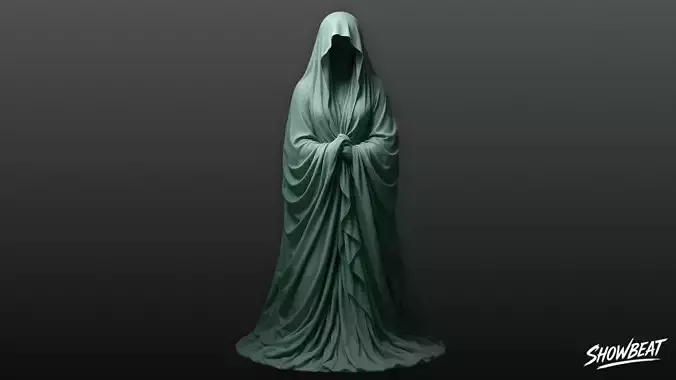 Ghost Statue Standing Vigil