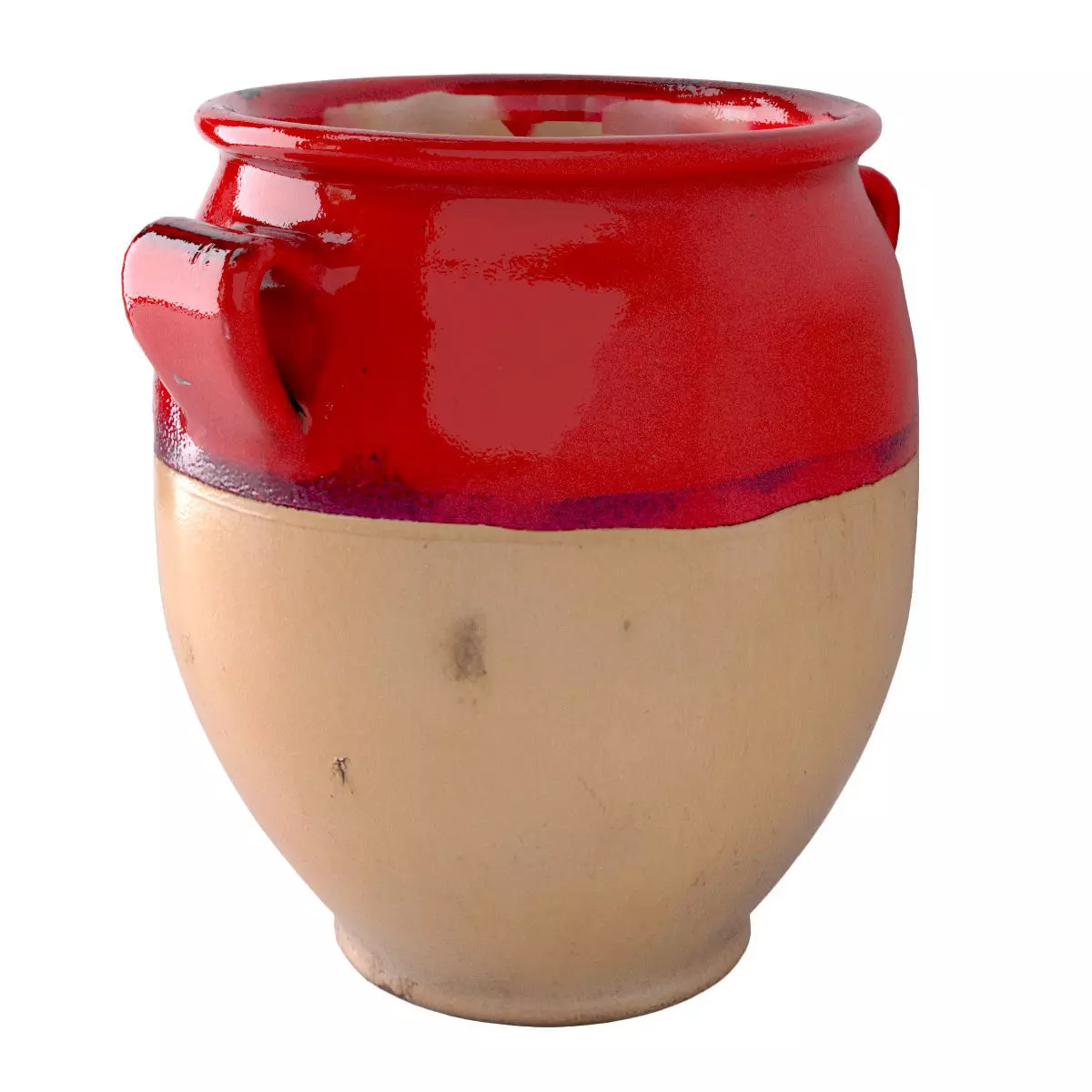 Terracotta Vase or Pot 6 3D model_5