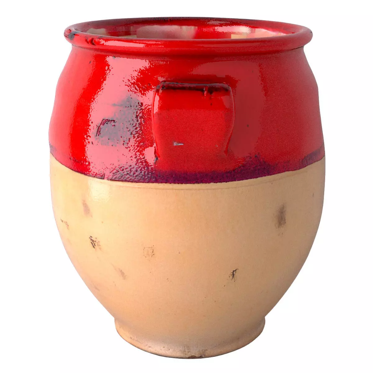 Terracotta Vase or Pot 6 3D model_4