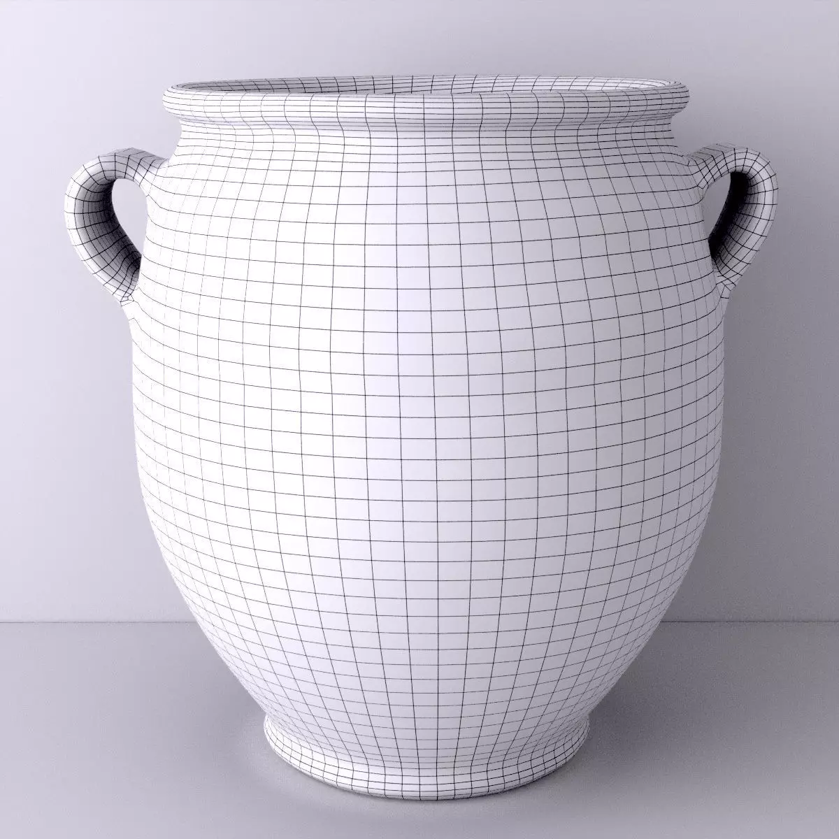 Terracotta Vase or Pot 6 3D model_1