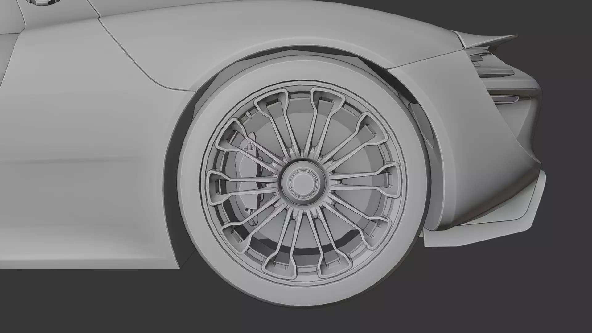 Porsche 918 spyder 3D print model_5