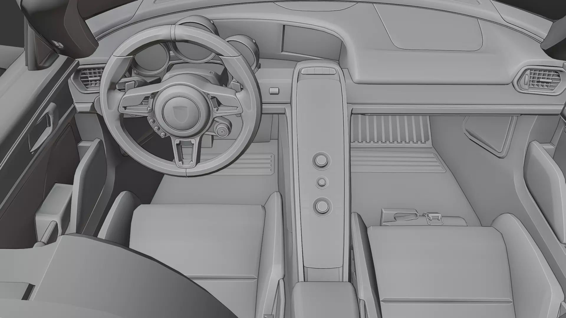 Porsche 918 spyder 3D print model_12