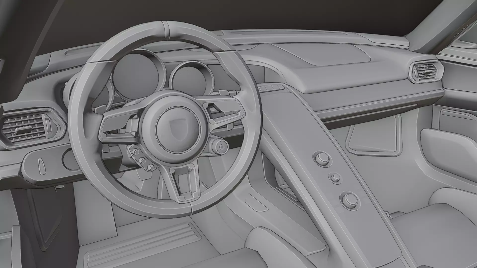 Porsche 918 spyder 3D print model_7