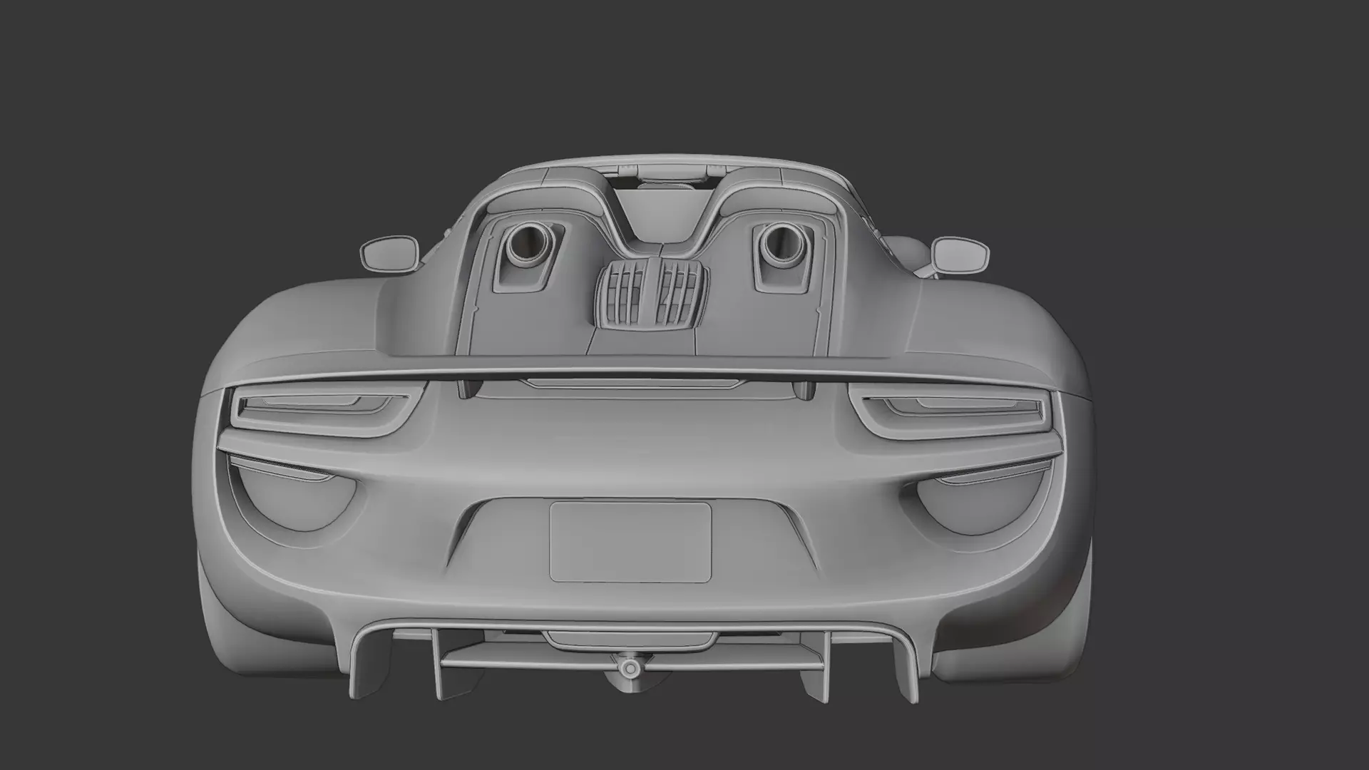 Porsche 918 spyder 3D print model_6