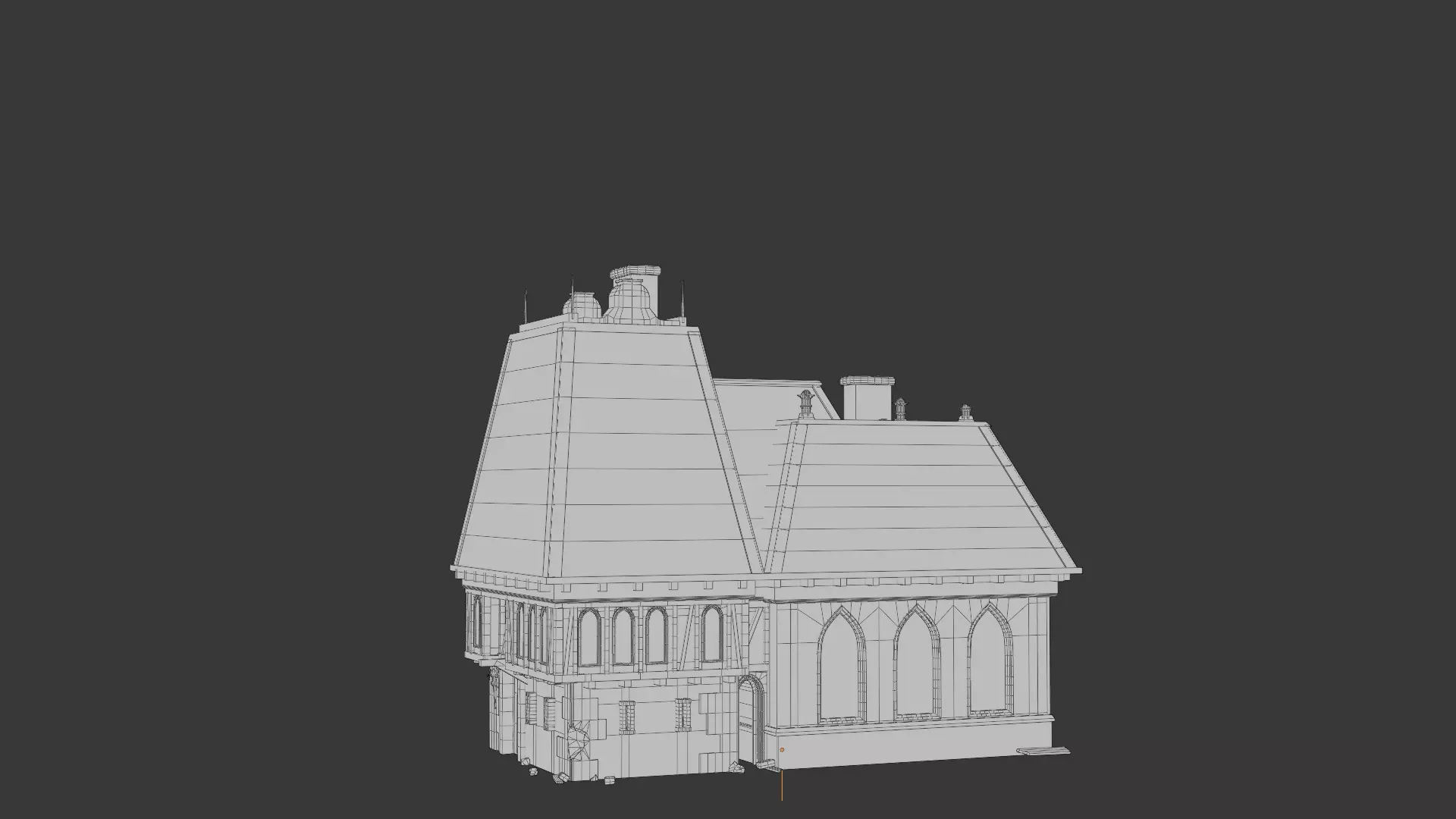 Dark Fantasy House SM A 3D model_1