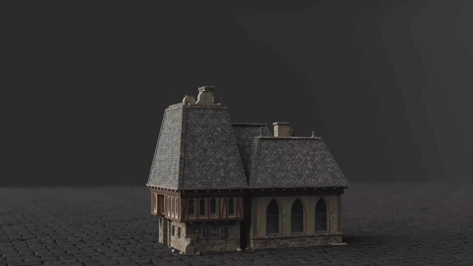 Dark Fantasy House SM A 3D model_0