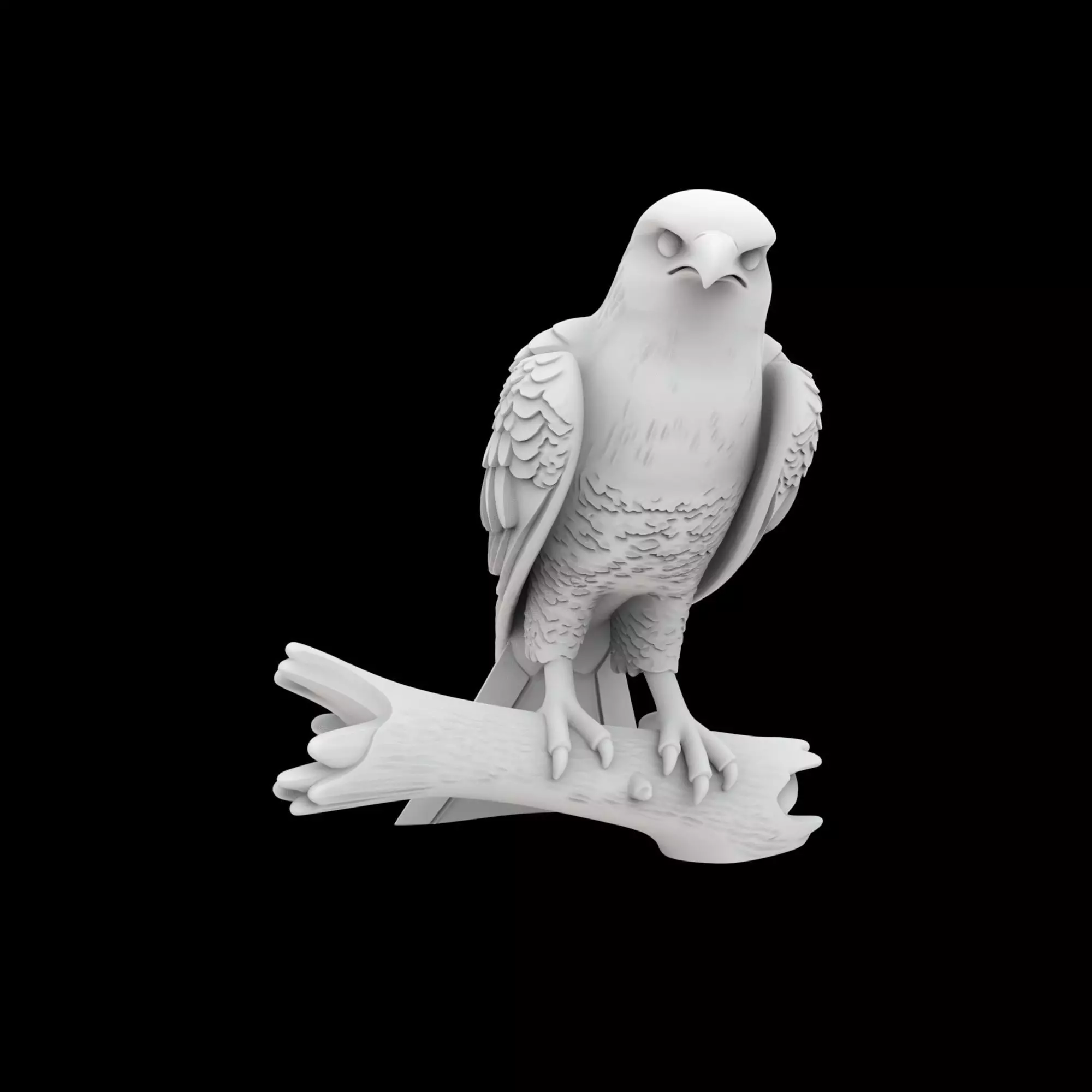 Hawk Ring Stand 3D Printable Model 3D print model_0