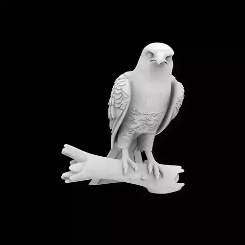 Hawk Ring Stand 3D Printable Model