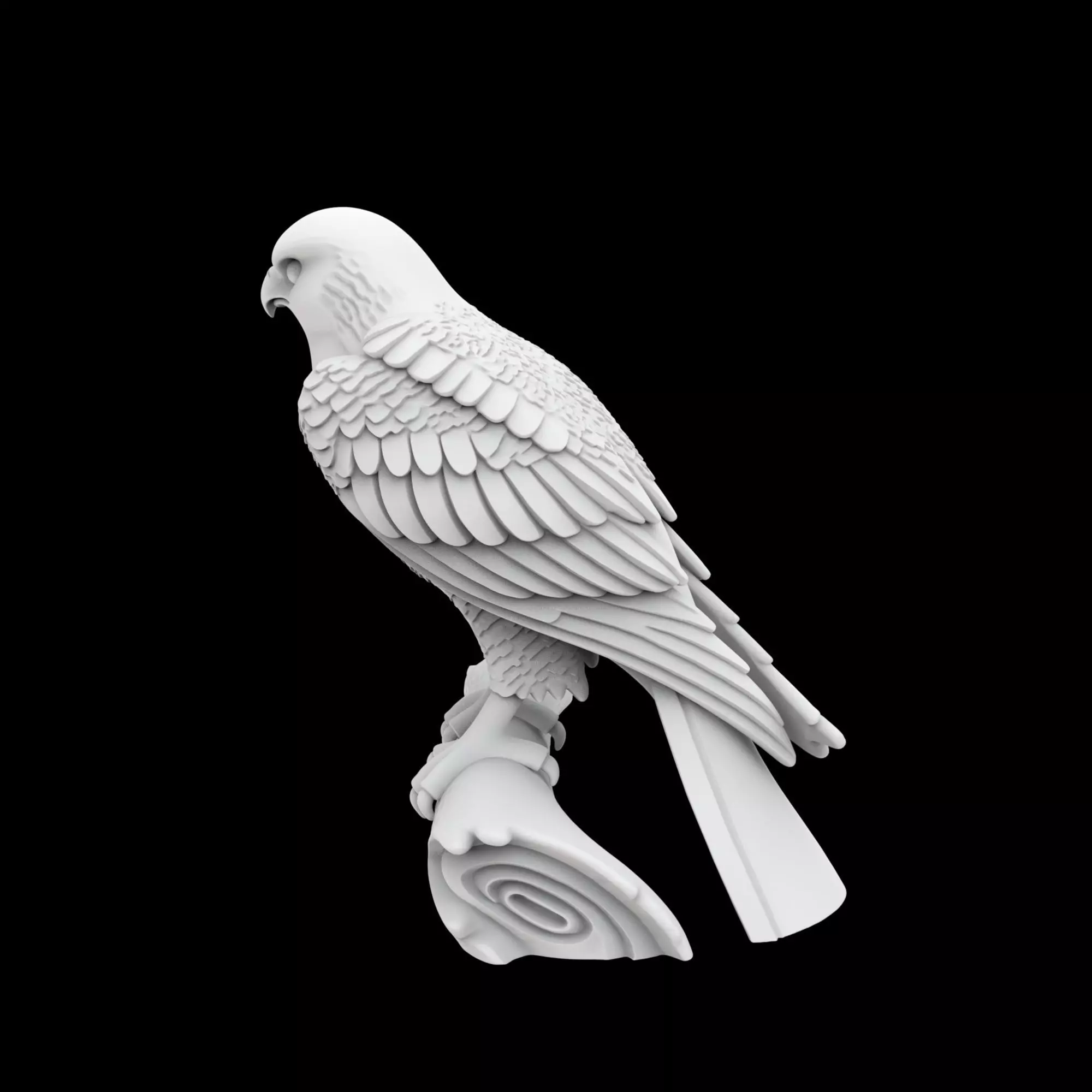 Hawk Ring Stand 3D Printable Model 3D print model_2