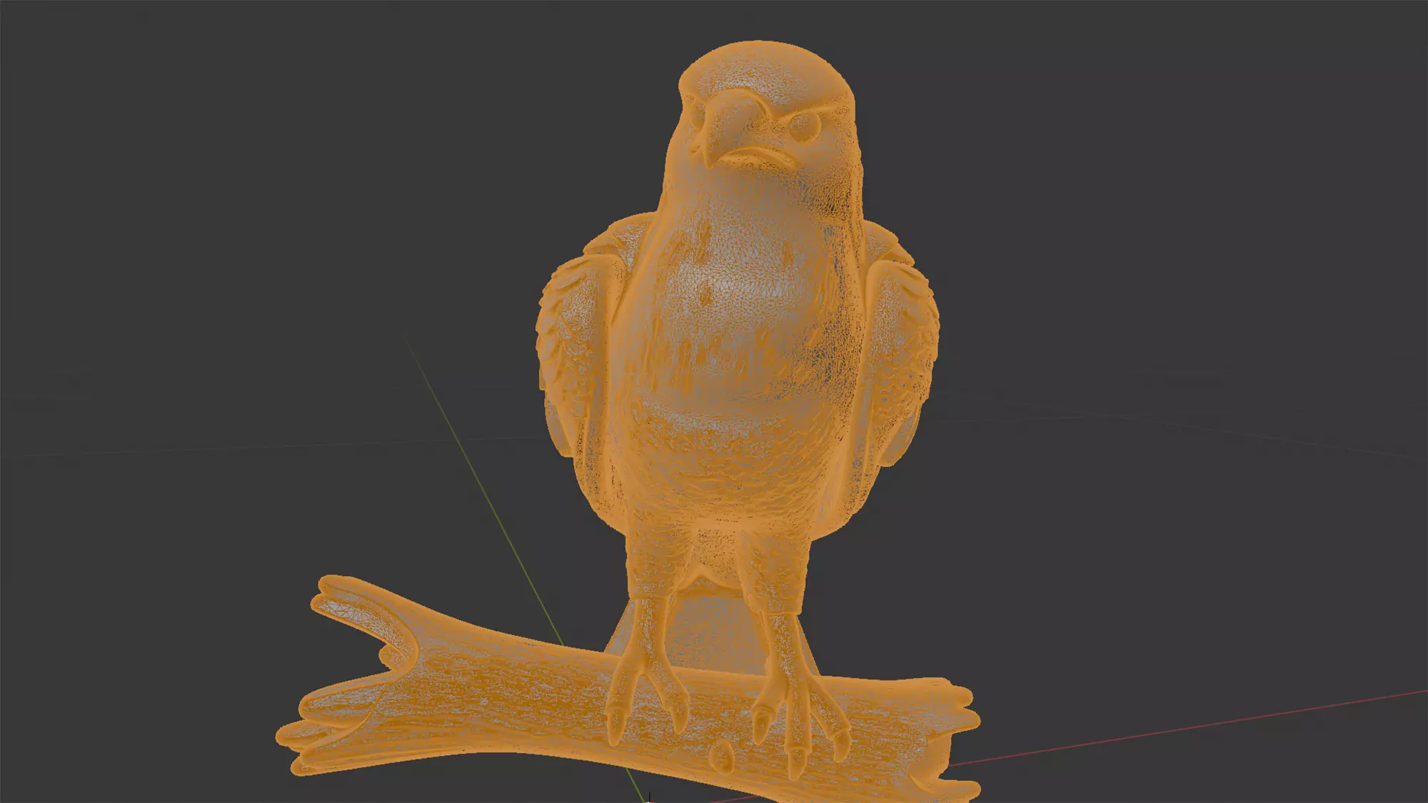 Hawk Ring Stand 3D Printable Model 3D print model_7