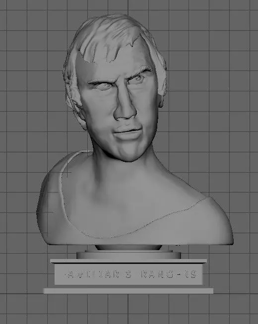 Uniqueness and talent 3D print model_0