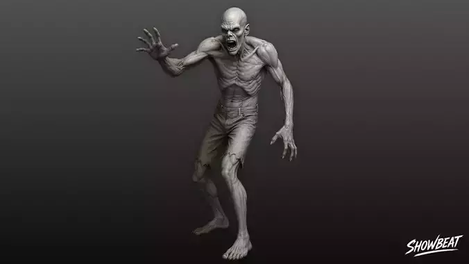 Zombie Statue Reach Pose