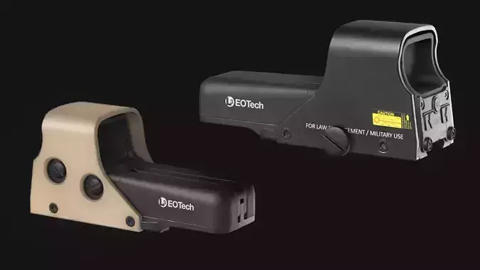 Eotech 552 Holographic Sight - Game Asset