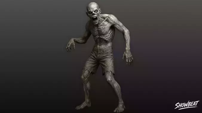 Zombie Statue Shambling Pose