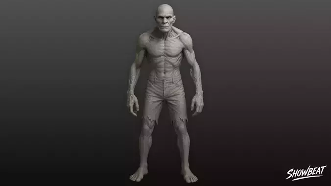 Zombie Statue Stand Pose
